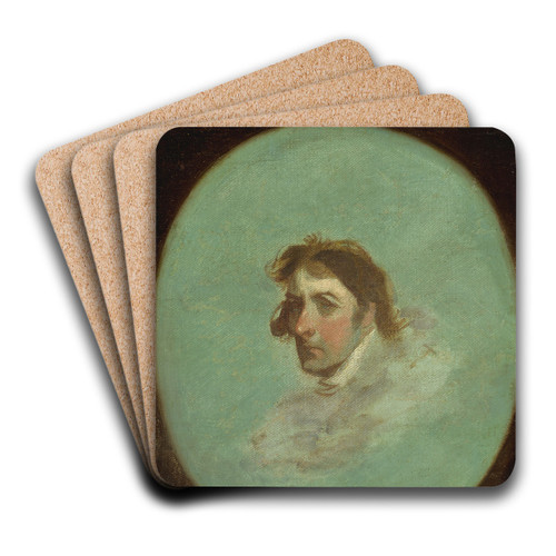 Portrait of the Artist by Gilbert Stuart Art Drink Coaster set