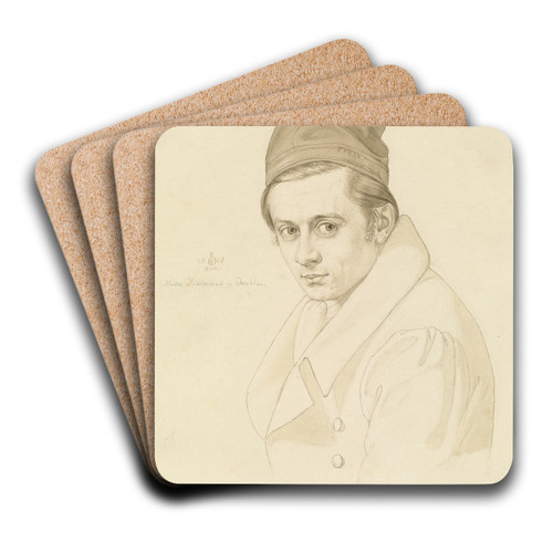 Adolf Zimmermann by Carl Oesterley Art Drink Coaster set Adolf Zimmermann by Carl Oesterley Art Drink Coaster set
