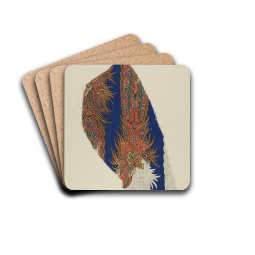 Printed Cotton by Alice Cosgrove Drink Coasters - set of 4