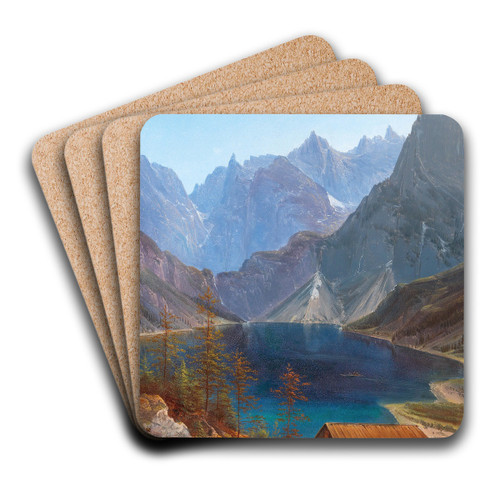 Mountain Lake by Matthias Rudolf Toma Art Drink Coaster set