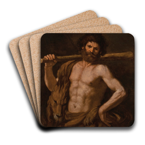 Hercules by Guercino Art Drink Coaster set