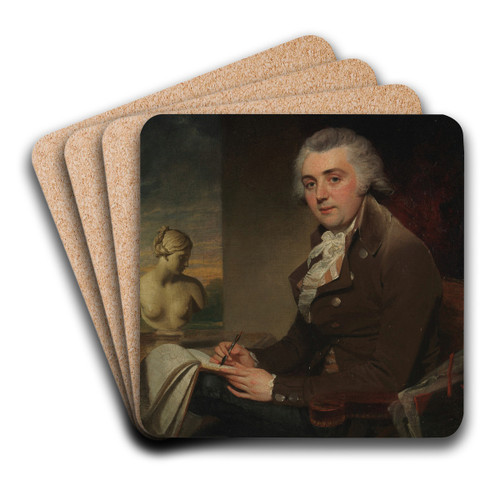 Edward Miles (17521828) by Sir William Beechey Art Drink Coaster set Edward Miles (17521828) by Sir William Beechey Art Drink Coaster set