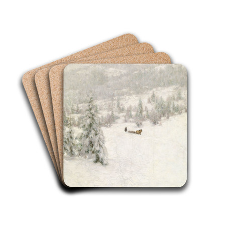 Winter by Jacob Glersen Drink Coasters - set of 4