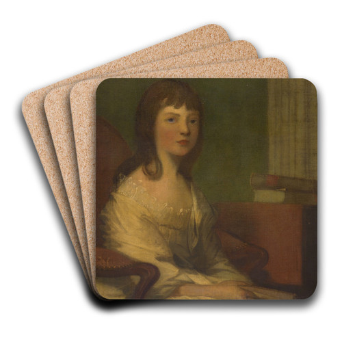 Theodosia Burr Alston by Gilbert Stuart Art Drink Coaster set