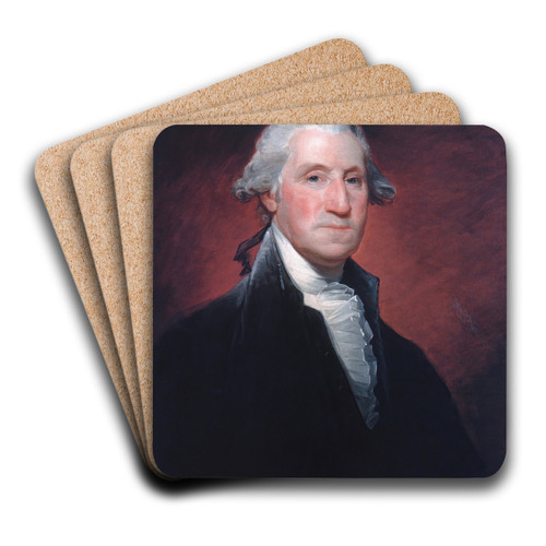 George Washington by Gilbert Stuart Art Drink Coaster set