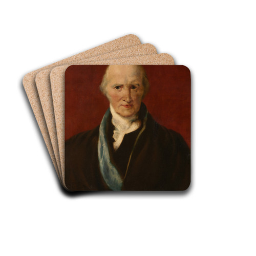 Portrait of Benjamin West by Sir Thomas Lawrence Drink Coasters - set of 4