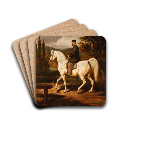 Rider by Juliusz Kossak Drink Coasters - set of 4 Rider by Juliusz Kossak Drink Coasters - set of 4