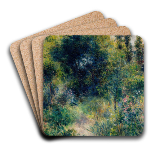 Garden by Pierre-Auguste Renoir Art Drink Coaster set