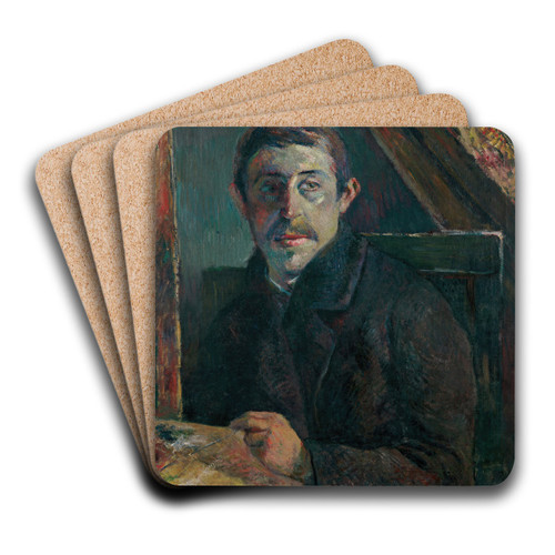 Self-Portrait by Paul Gauguin Art Drink Coaster set