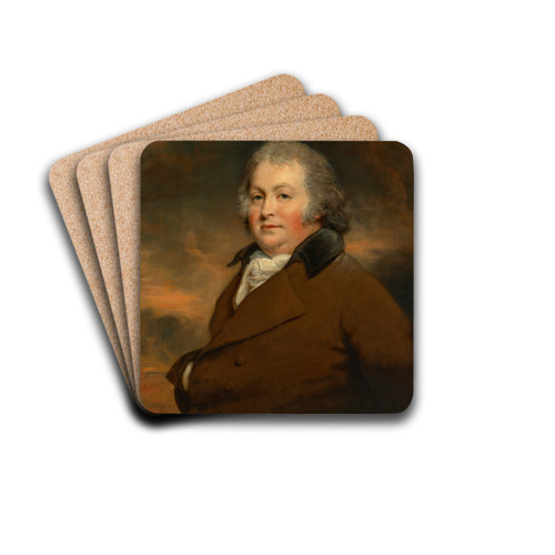 Portrait of Benjamin Goldsmid (c.1753-1808) by Sir William Beechey Drink Coasters - set of 4