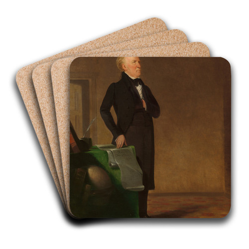 William Clark by George Catlin Art Drink Coaster set William Clark by George Catlin Art Drink Coaster set