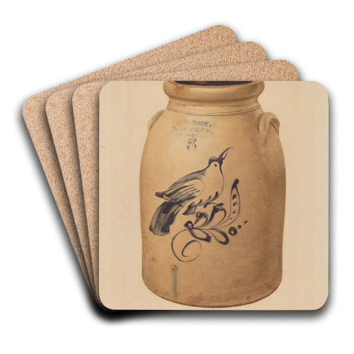Jar by Elsie Wein Art Drink Coaster set Jar by Elsie Wein Art Drink Coaster set