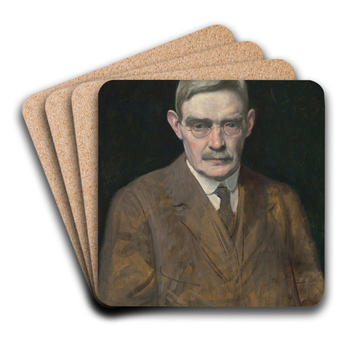 Self Portrait by William Strang Art Drink Coaster set
