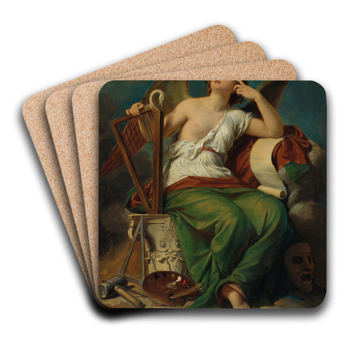Allegorie Der Kunst Entwurf Zu Den Fresken In Der Ruhmeshalle Und Nebenslen Im Wiener by Karl von Blaas Art Drink Coaster set Allegorie Der Kunst Entwurf Zu Den Fresken In Der Ruhmeshalle Und Nebenslen Im Wiener by Karl von Blaas Art Drink Coaster set