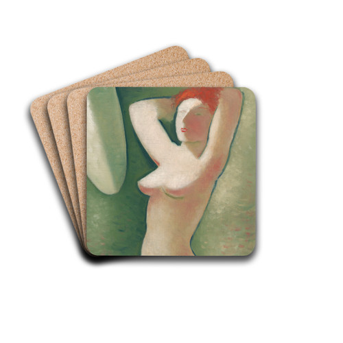 In front of the Mirror by Mikul Galanda Drink Coasters - set of 4 In front of the Mirror by Mikul Galanda Drink Coasters - set of 4