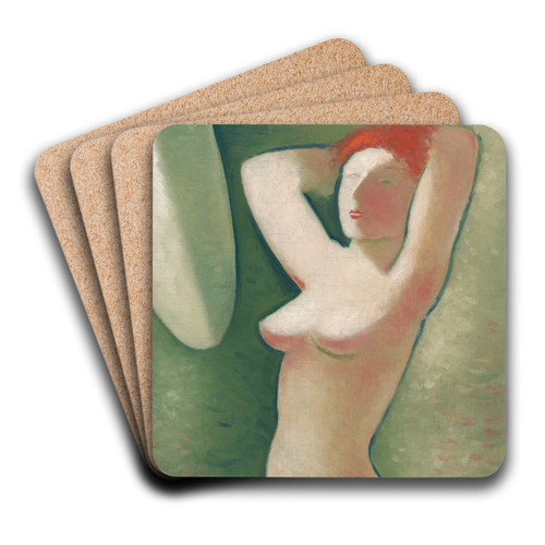 In front of the Mirror by Mikul Galanda Art Drink Coaster set In front of the Mirror by Mikul Galanda Art Drink Coaster set