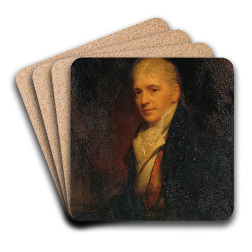 Sir Francis Bourgeois by Sir William Beechey Art Drink Coaster set