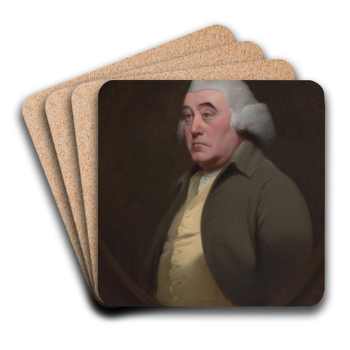 Dr. Richard Wright by Joseph Wright of Derby Art Drink Coaster set