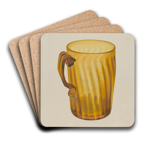 Mug by Isidore Steinberg Art Drink Coaster set Mug by Isidore Steinberg Art Drink Coaster set