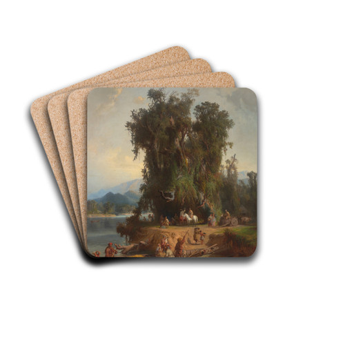 Fruit harvesting in Mengrelia by Paul Franken Drink Coasters - set of 4