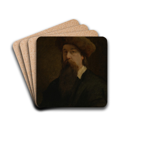 Self-portrait by Hans Canon Drink Coasters - set of 4