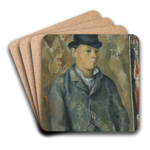 The Artist's Son by Paul Czanne Art Drink Coaster set