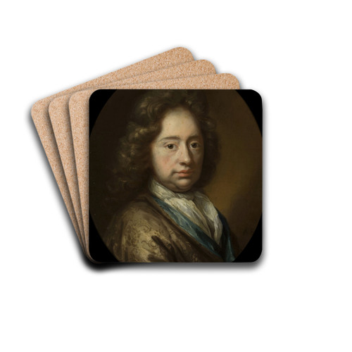Portrait of a man by Arnold van Boonen Drink Coasters - set of 4
