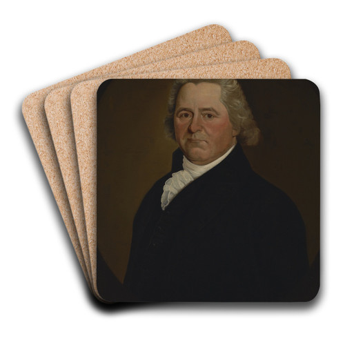 Portrait of Judge Pierpont Edwards by William Jennys Art Drink Coaster set