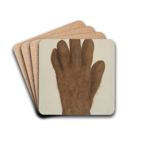 Shaker Glove by Helen E. Gilman Drink Coasters - set of 4
