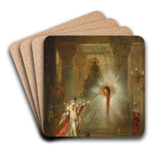 The Apparition by Gustave Moreau Art Drink Coaster set