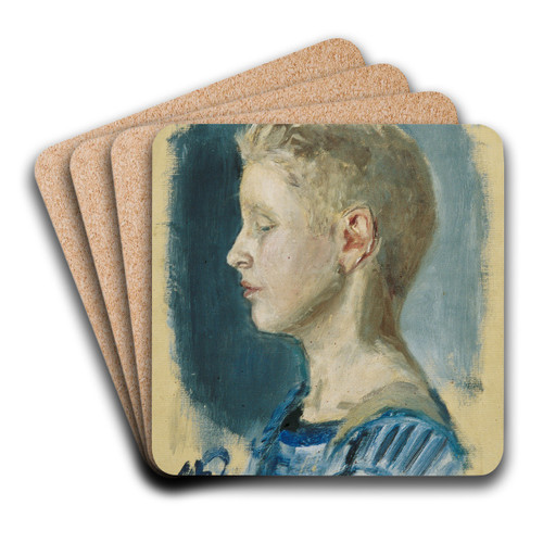 Knabe by Walther Gamerith Art Drink Coaster set