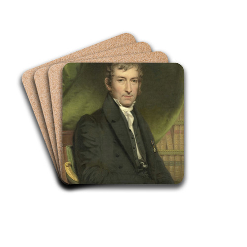 Johan Fraser (1780-1843) by Charles Howard Hodges Drink Coasters - set of 4 Johan Fraser (1780-1843) by Charles Howard Hodges Drink Coasters - set of 4