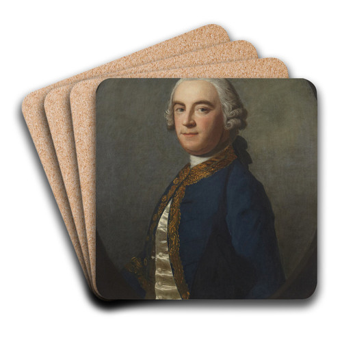 John, Second Baron Desart by Allan Ramsay Art Drink Coaster set John, Second Baron Desart by Allan Ramsay Art Drink Coaster set