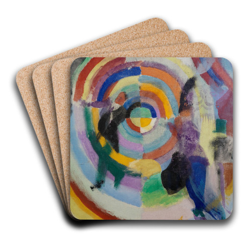 Crimes of Passion by Robert Delaunay Art Drink Coaster set