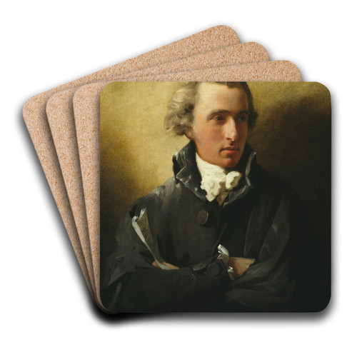 Robert Brown of Newhall by Sir Henry Raeburn Art Drink Coaster set