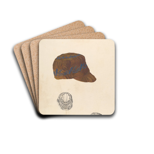 House Cap by Joseph L. Boyd Drink Coasters - set of 4