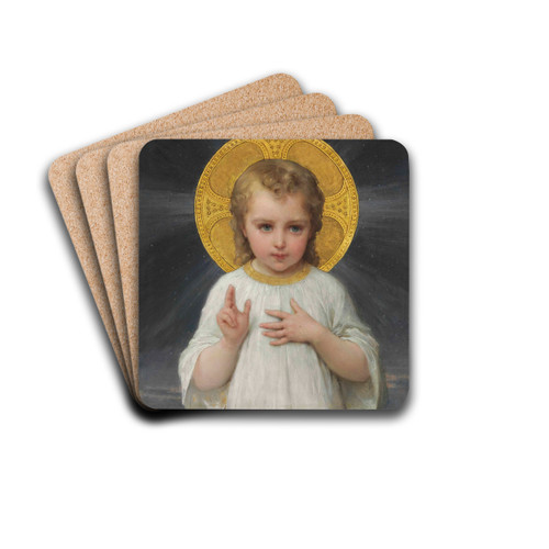 Jesus by mile Munier Drink Coasters - set of 4