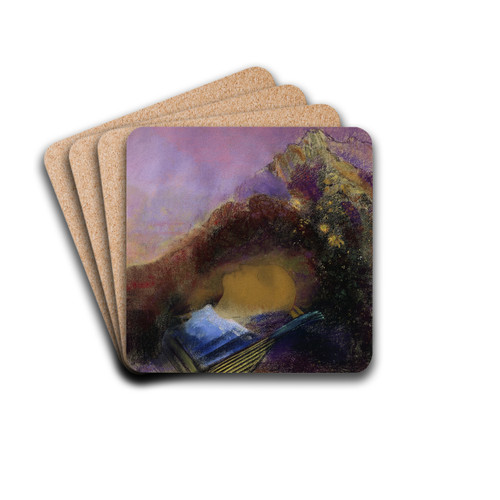 Orpheus by Odilon Redon Drink Coasters - set of 4