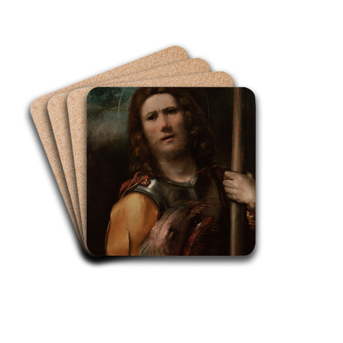 Saint George by Dosso Dossi Drink Coasters - set of 4