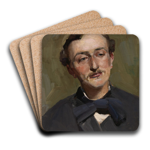 Cass Gilbert by Robert Bolling Brandegee Art Drink Coaster set