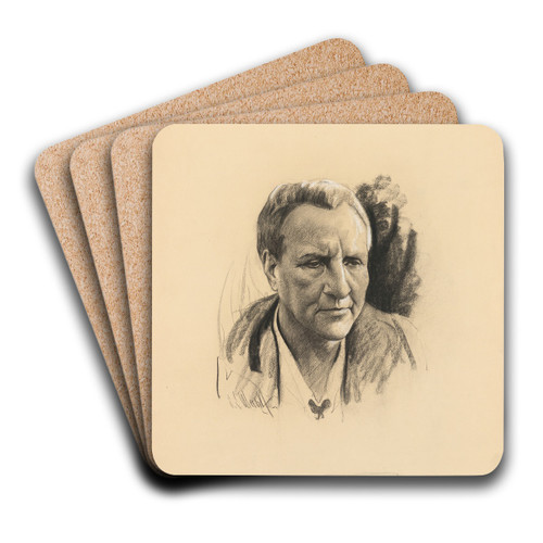 Gertrude Stein by Samuel Johnson Woolf Art Drink Coaster set