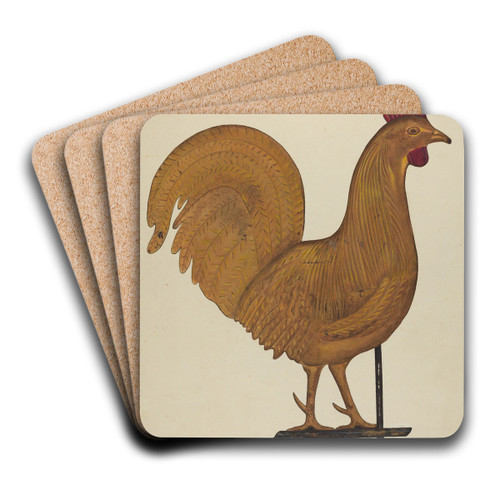 Weather Vane by George File Art Drink Coaster set