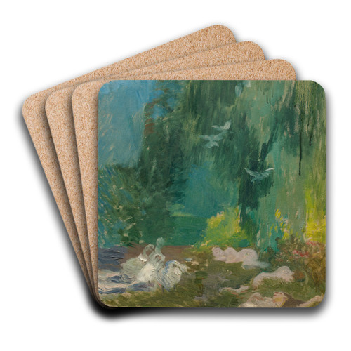 The Siesta by Albert Besnard Art Drink Coaster set