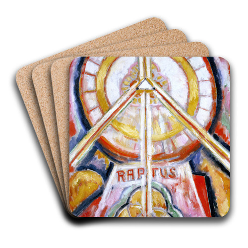 Raptus by Marsden Hartley Art Drink Coaster set Raptus by Marsden Hartley Art Drink Coaster set