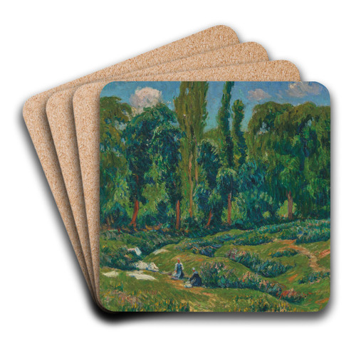 Les laveuses by Henry Moret Art Drink Coaster set Les laveuses by Henry Moret Art Drink Coaster set