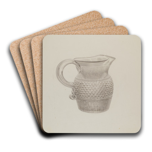 Pitcher by John Dana Art Drink Coaster set