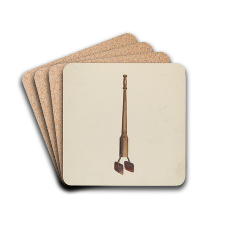 Chopper by John R. Towers Drink Coasters - set of 4