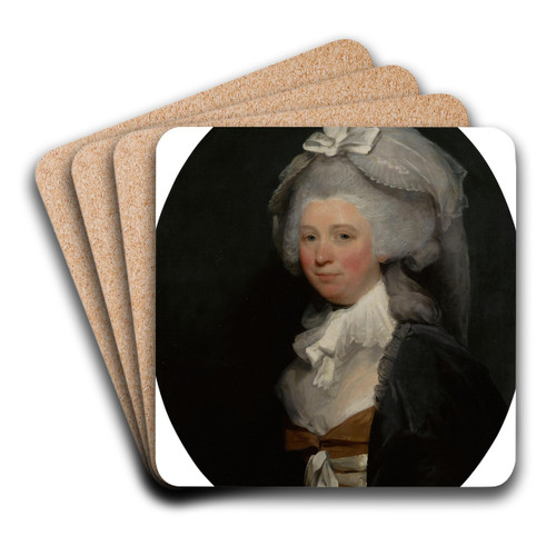Portrait of a lady by Gilbert Stuart Art Drink Coaster set