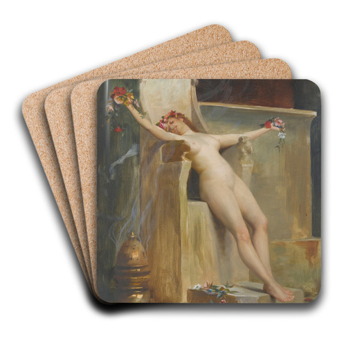 The Offering by Theodoros Ralli Art Drink Coaster set