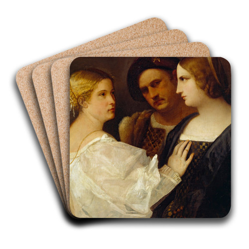 The Appeal by Titian Art Drink Coaster set